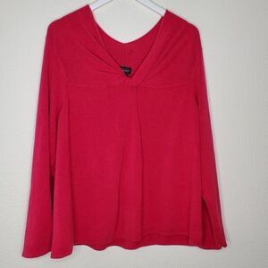 Lane Bryant Hot Pink V Neck Sweater